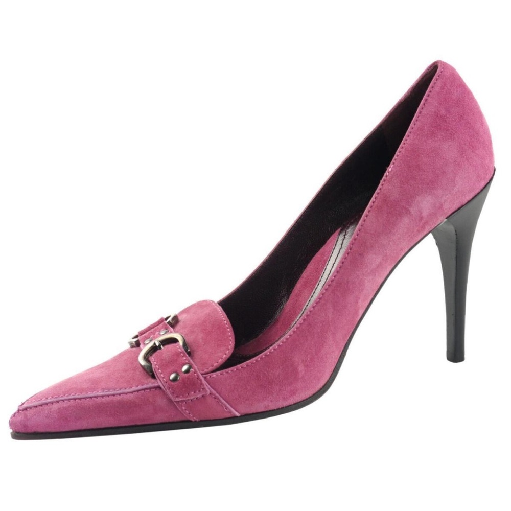 Via Spiga Suede Women’s 9.5 Elegant Pink Suede Heels - Picture 3 of 10